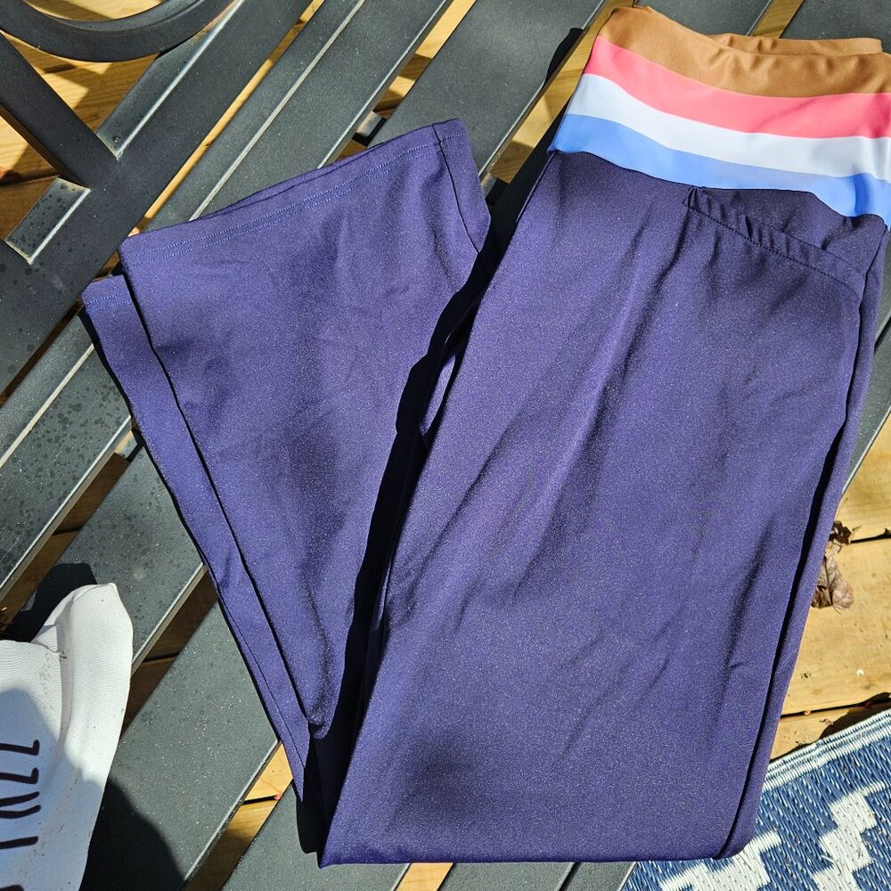 Smith & Quinn Payton Pants Stretch Golf Tennis Athletic Preppy - Flare Leg Small